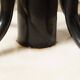Parrot coat rack black metal & white marble 80's