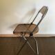 Chaises pliantes vintage plexiglas fumé