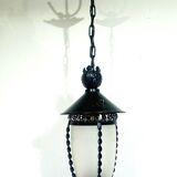 Small 1-light wrought iron lantern