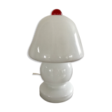 Opaline vintage mushroom lamp