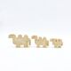 Family of 3 travertine camels by Fratelli Mannelli