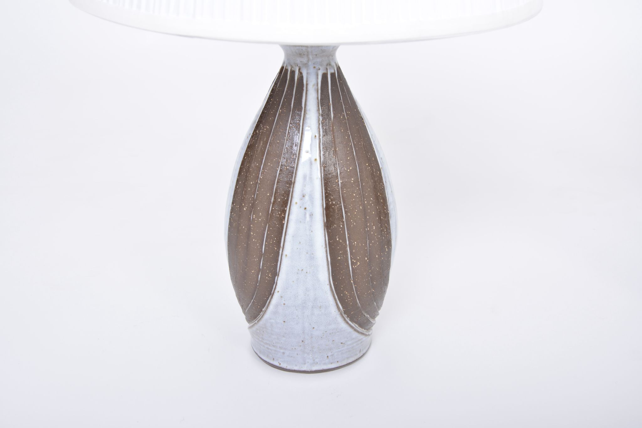 Paire de lampes de table en céramique danoises du milieu du siècle par Michael Andersen