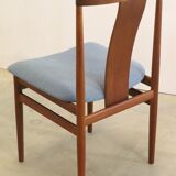 Set van 4 Henning Sørensen voor Danex eetkamerstoelen 'Vordingborg'
