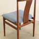 Set van 4 Henning Sørensen voor Danex eetkamerstoelen 'Vordingborg'