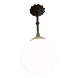 Peacock chandelier by Muller and Brothers in Lunéville