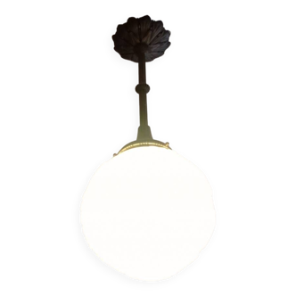 Lustre aux paons signé Muller et frères à Lunéville