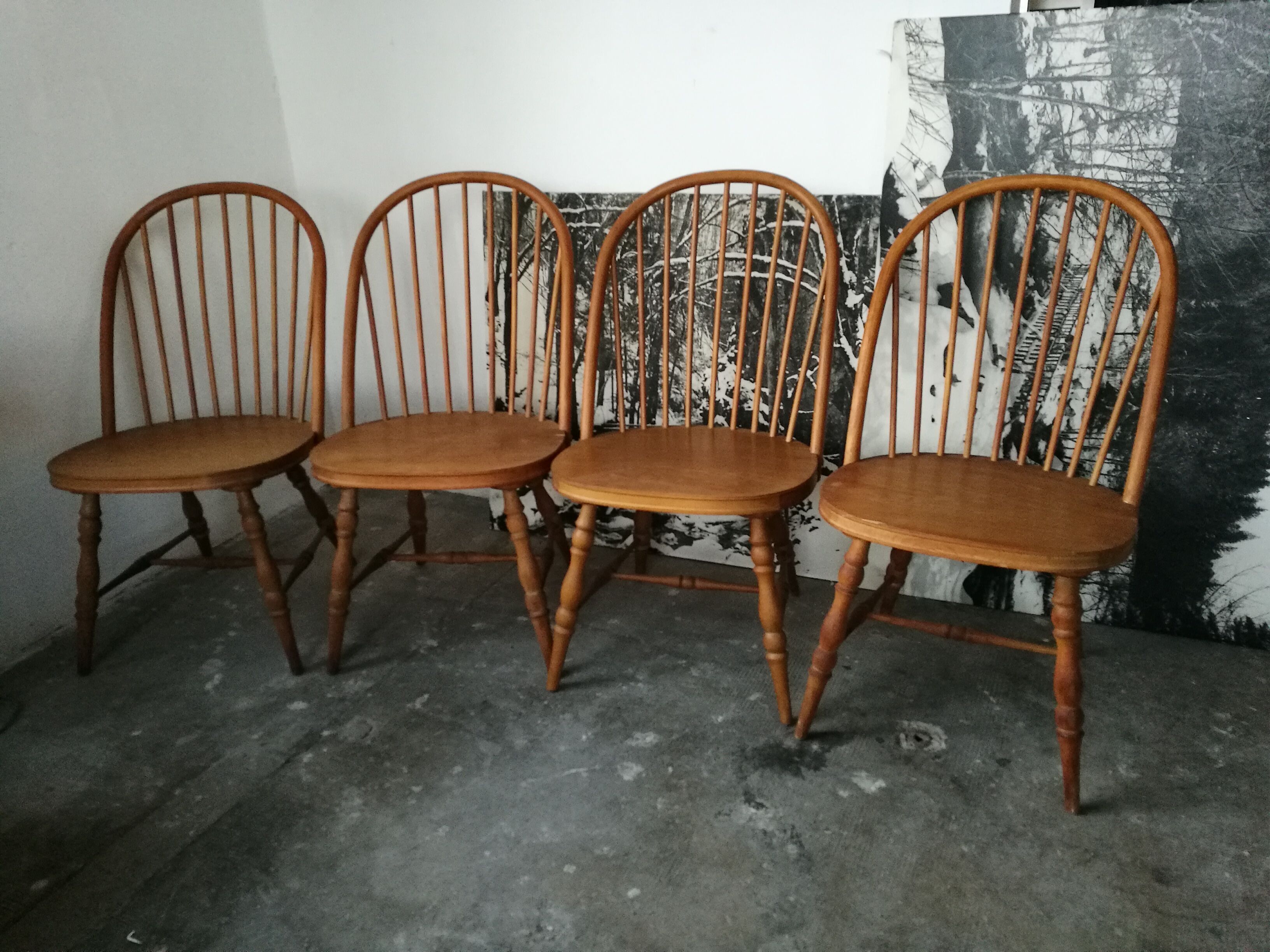 Set of 4  bar chairs