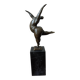 Contemporary sculpture on a marble base