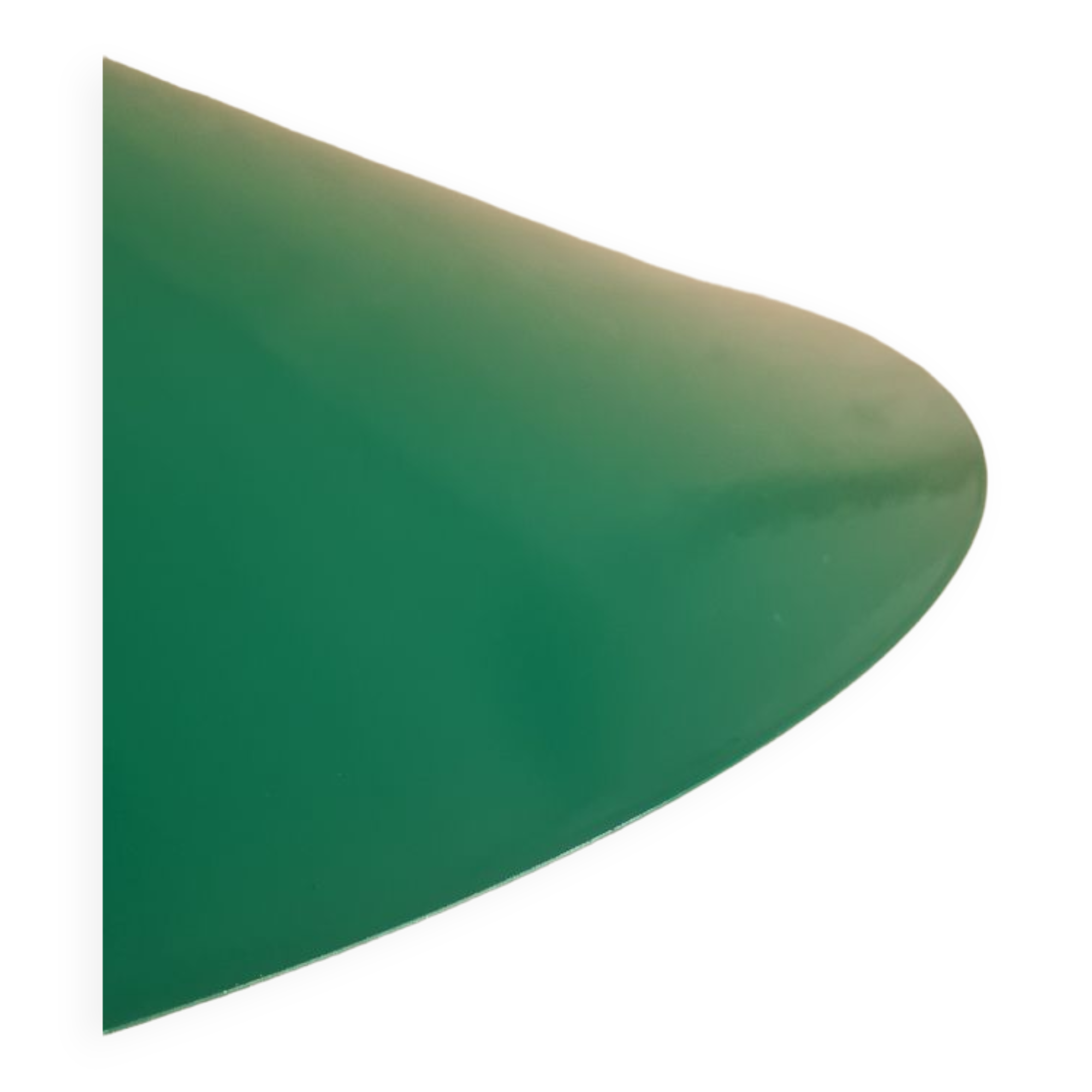 Pendant lamp in enamelled sheet metal