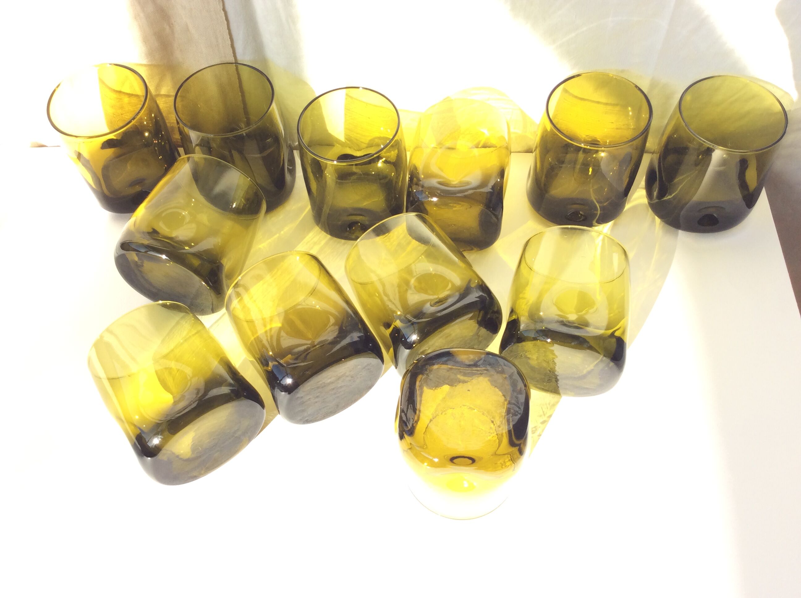 Set of 12 vintage glasses
