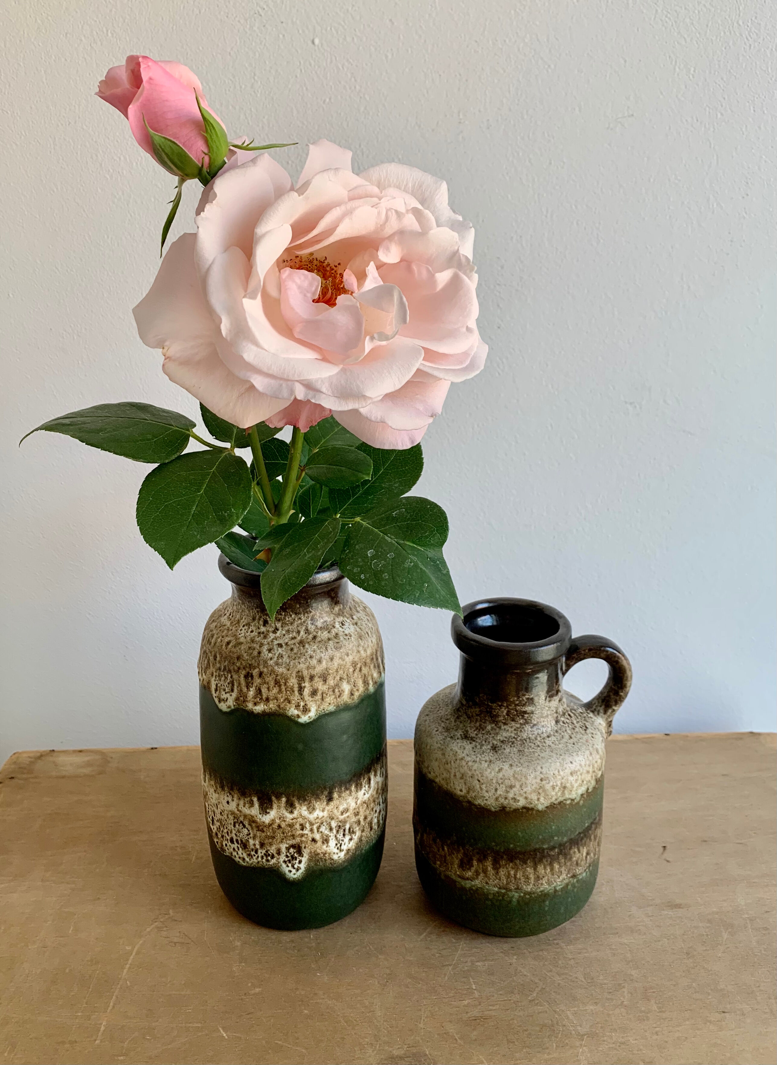 Pottery vases West Germany, 1960s