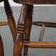 Set of 2 antique dining chairs from the mid-19th century