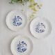 Set of 3 Digoin Sarreguemines Paradis dessert plates