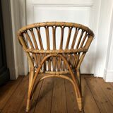 Children's rattan chair