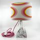 Lamp • Lorraine Crystal • France • 1950 • Custom lampshade