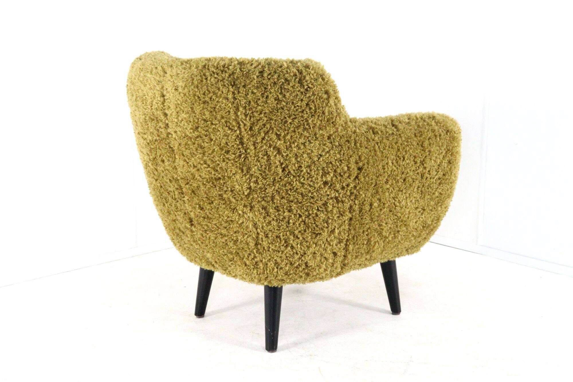 Fuzzy Doodle Armchair Fully Restored - new upholstery