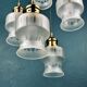 Mid-century glass cascade chandelier, Italy, 1970s.
