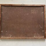 Oil on cardboard signed, dated 1904.