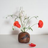 Handmade earthen vase