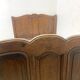 Vintage 1950s solid wood bed