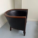Fauteuil Hollandais Cabriolet cuir