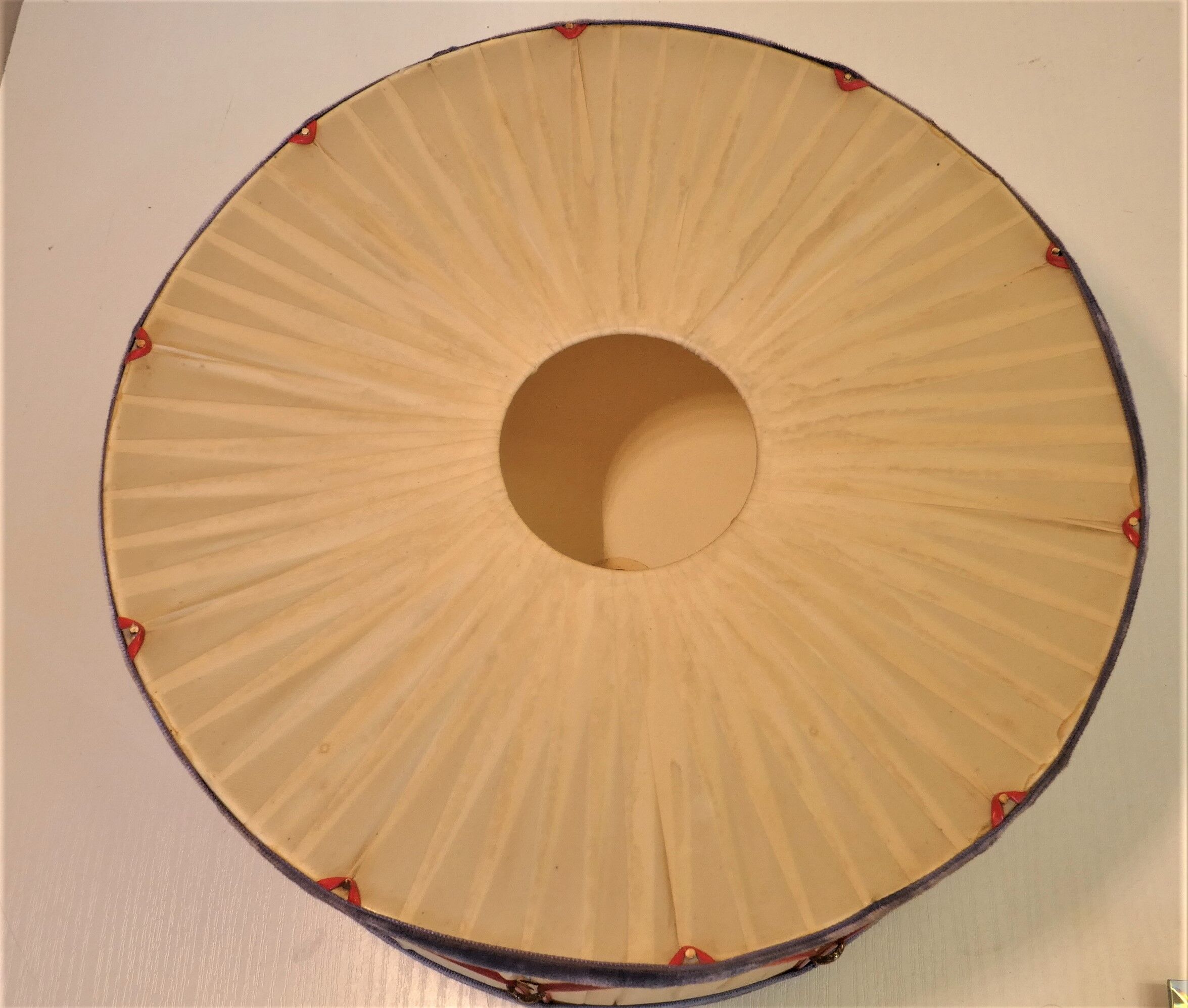 Vintage drum-shaped shade