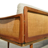 Teak 3-seater sofa by Peter Hvidt & Orla Mølgaard Nielsen for France & Daverkosen, Denmark 1953-1957