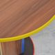 Handmade table made from recycled materials. Neoplasticism-style table.