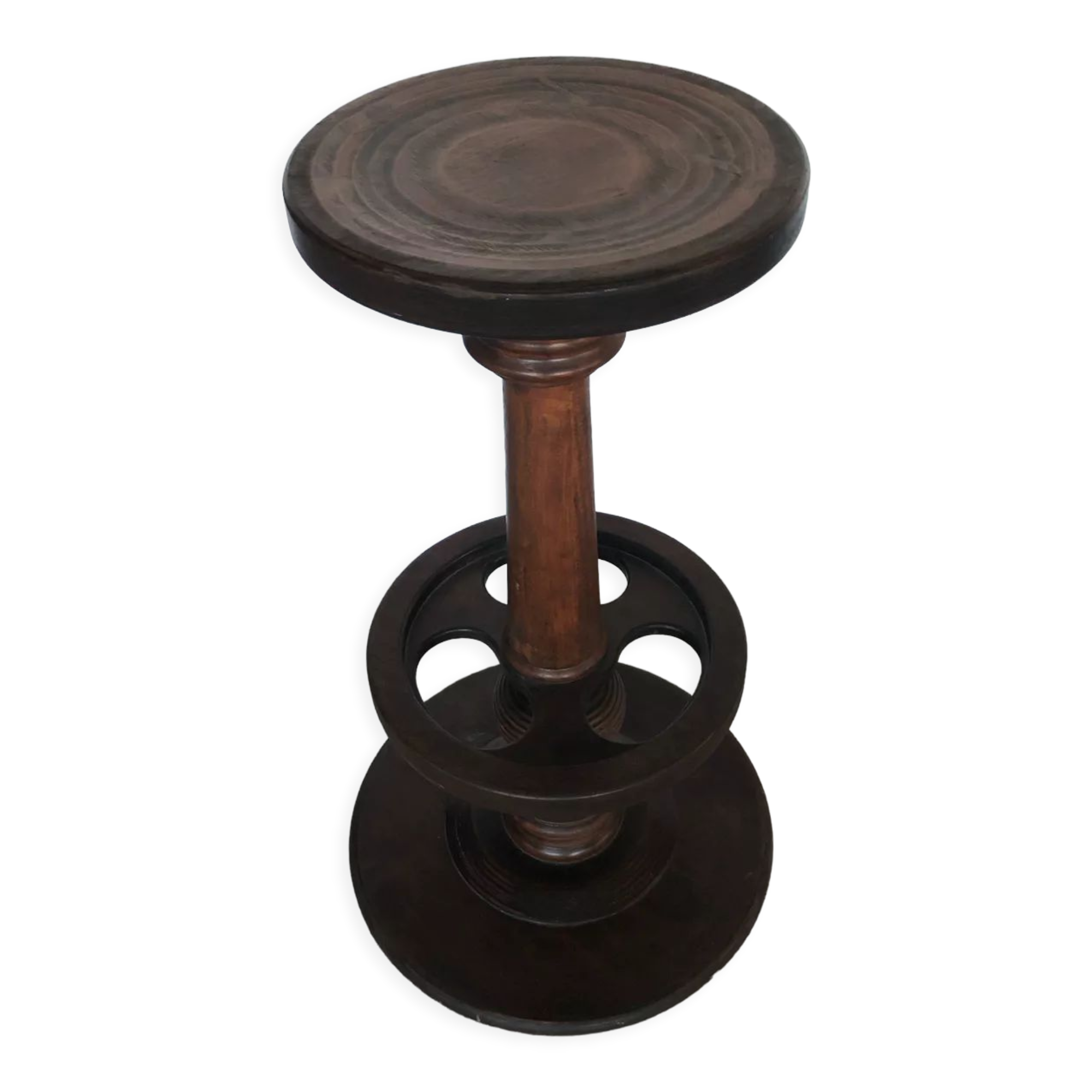 Vinatge solid wood bar top stool