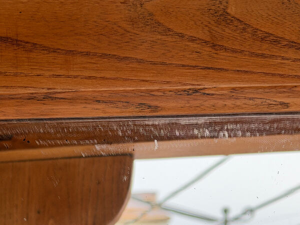 Buffet parisien art déco chêne brut massif 1930