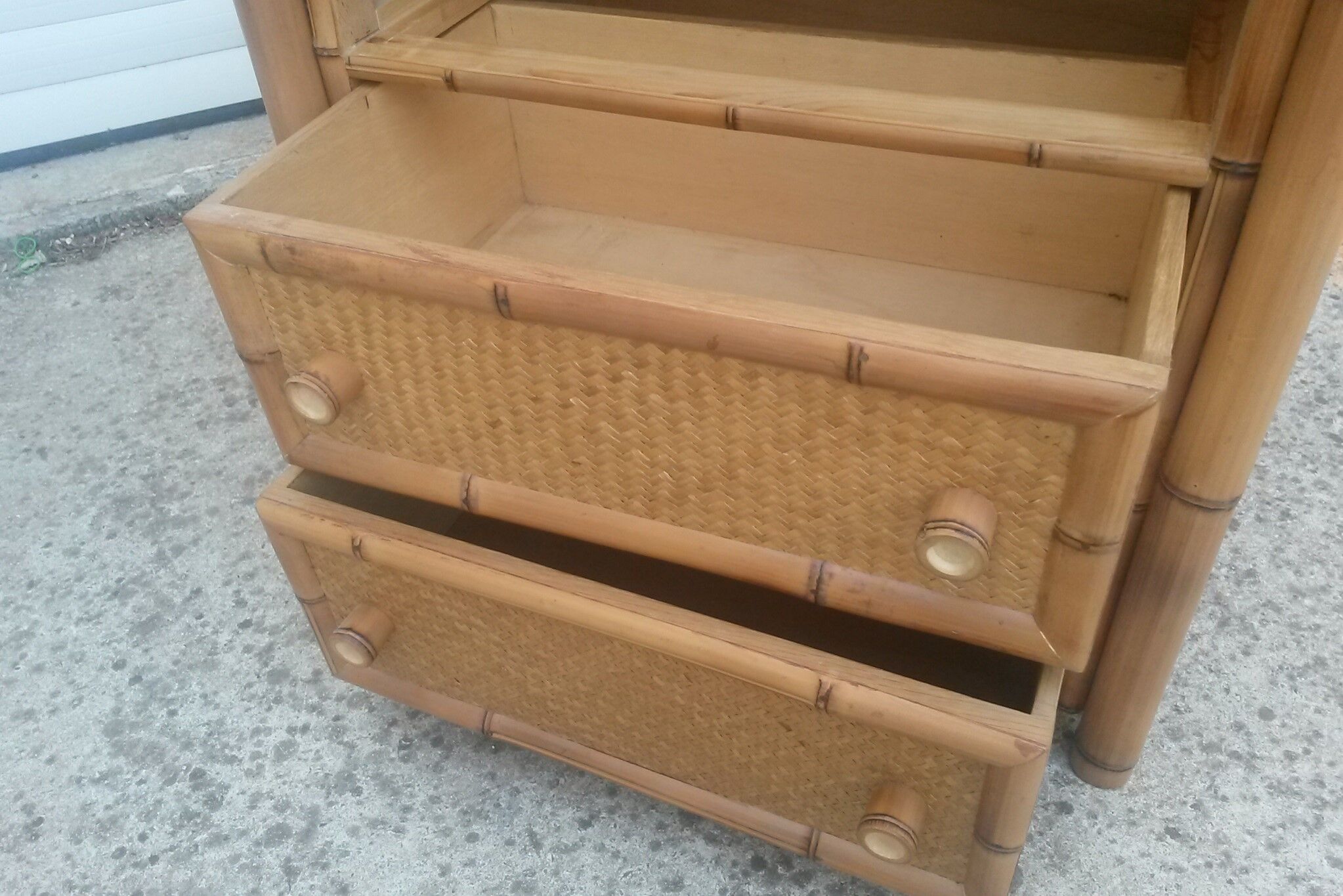 Chiffonnier en bambou 1970
