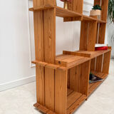 Vintage pine bookshelf