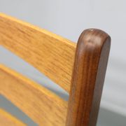Set of six Danish mid-century teak dining chairs, Denmark, 1960s