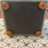 Velvet pouf
