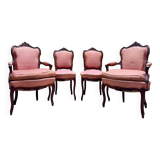 Louis XV Style Mahogany Living Room Furniture XIX Eme Century