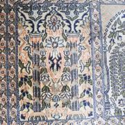 Silk cashmere carpet 143x79cm