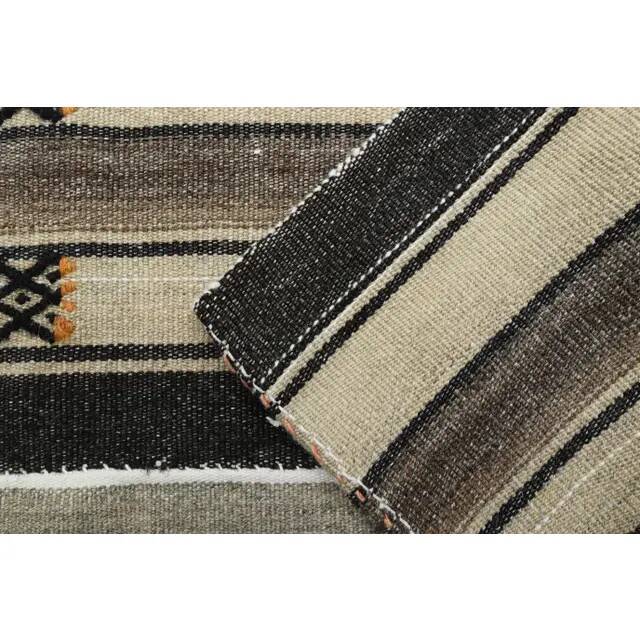 1970s Turkish Oushak Handmade Wool Cotton Beige Runner 68x250