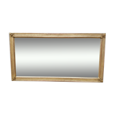Golden mirror nineteenth Napoleon III 150x78cm
