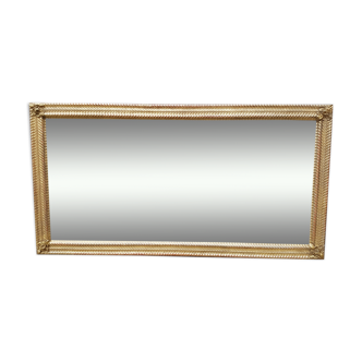 Miroir doré XIXème Napoléon III 150x78cm