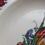 Série de 5 assiettes creuses Villeroy et Boch décor Mettlach fleurs