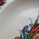 Series of 5 hollow plates Villeroy and Boch décor Mettlach flowers
