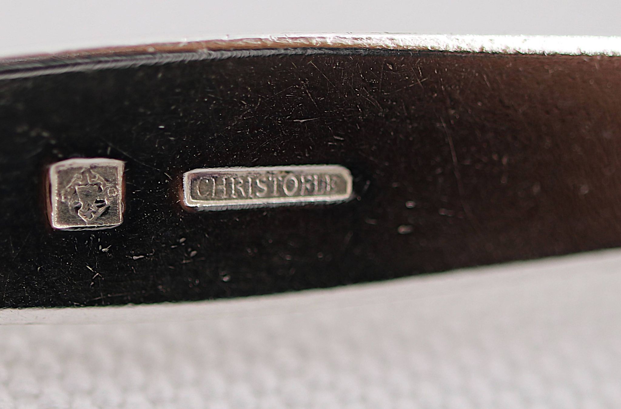 Christofle Printania model, Art Nouveau, 12 silver-plated knife rests.