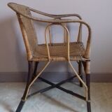 Wicker armchair