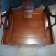 Pair of Chinese armchairs made of exotic wood