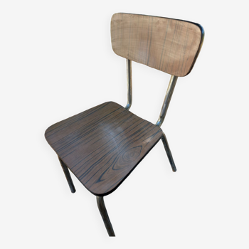 Brown formica chair