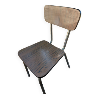 Brown formica chair