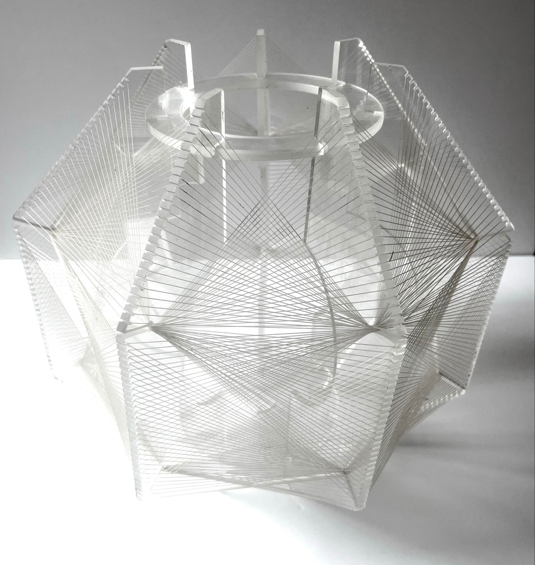 Paul Secon 1970’s Perspex Lightshade