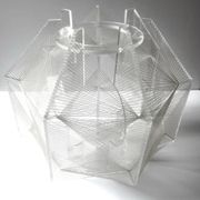 Abat-jour en Perspex de Paul Secon des années 1970