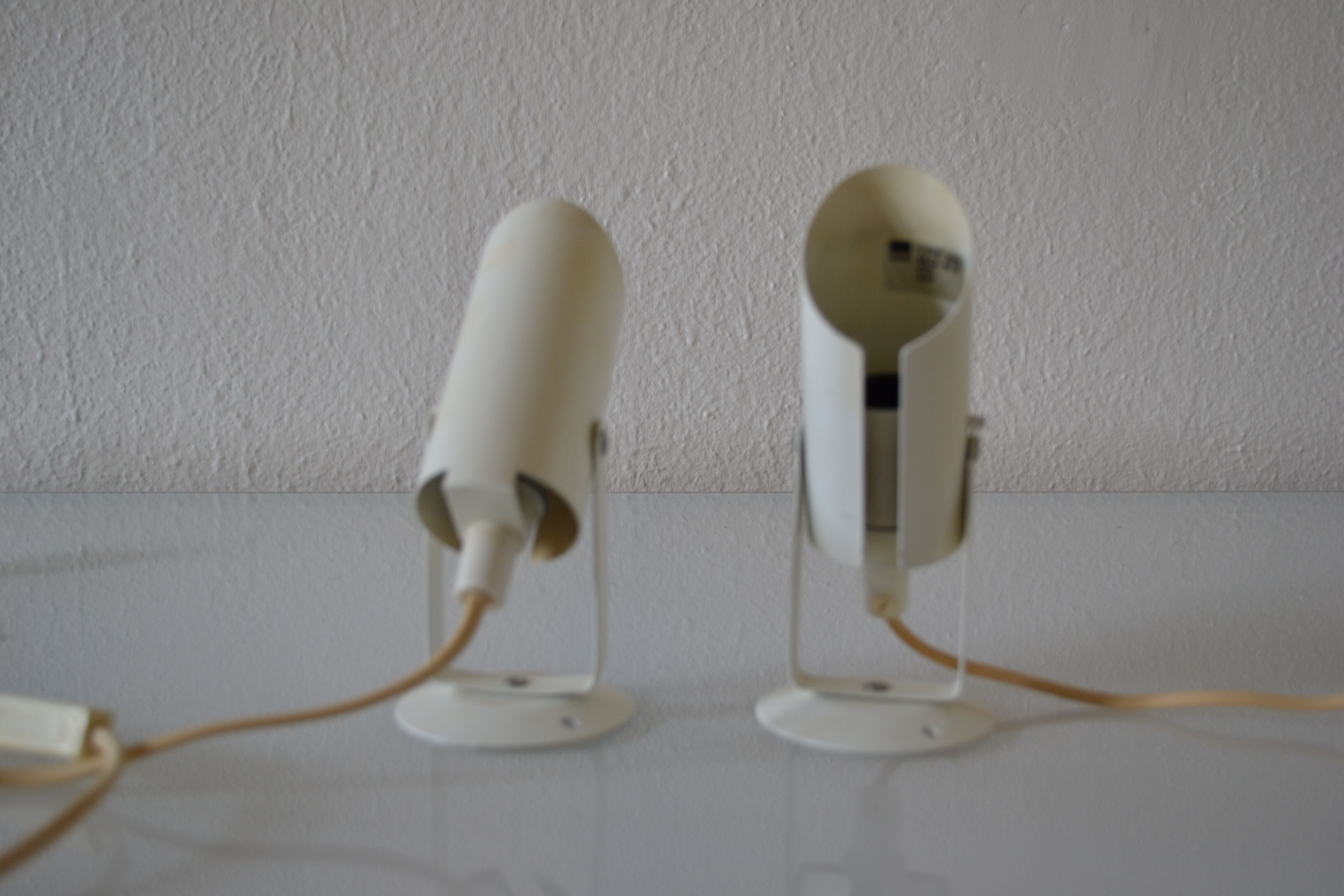Paire d'appliques scandinaves 60's Lyfa 3009