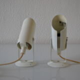 Pair of Scandinavian wall lamps 60's Lyfa 3009